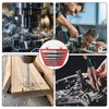 6 Pieces Damaged Screw Extractor Set Professional, CHSEROK Screw Extractor