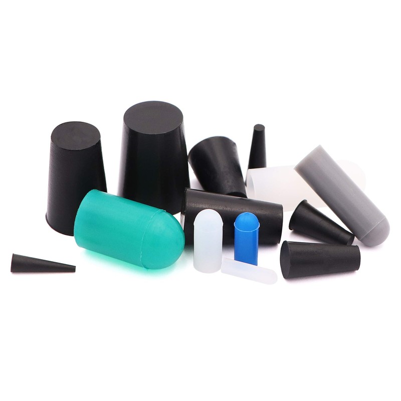 Taukealugs 170pcs High Temp Silicone Rubber Cap & Plug Assortment
