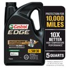 Castrol Edge 5W-30 Advanced Full Synthetic Motor Oil, 5 Quarts