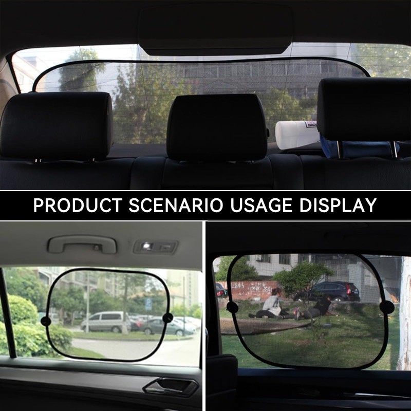 Baby Car Sun Protection, Pack of 5 Car Window Sun