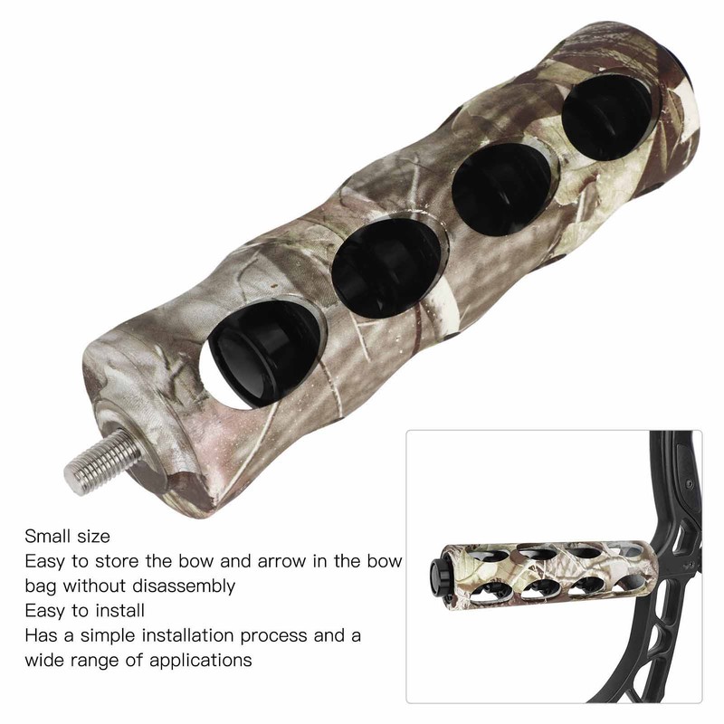 Archery Bow Stabilizer 6 Inch Aluminum Alloy Rubber Damper Vibration