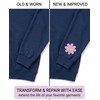 JIRVEX 32 Pezzi Toppe Termoadesive Fiori, Patch da Stirare per