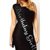 Birthday Girl Sash 16th 18th 21st 30th 40th 50th 60th Party Gift - 1001- Black