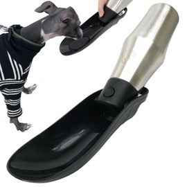 DOGPET Pet Dedicated Stainless Steel Water Bottle, 256.4 ft (750 m), Pet Water Bottle, Cold Insulation, Keeps Fresh Water, Silver x Black