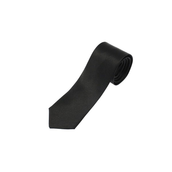 Zac's Alter Ego Plain Tie For Fancy Dress, School Uniform/Disco/Hen