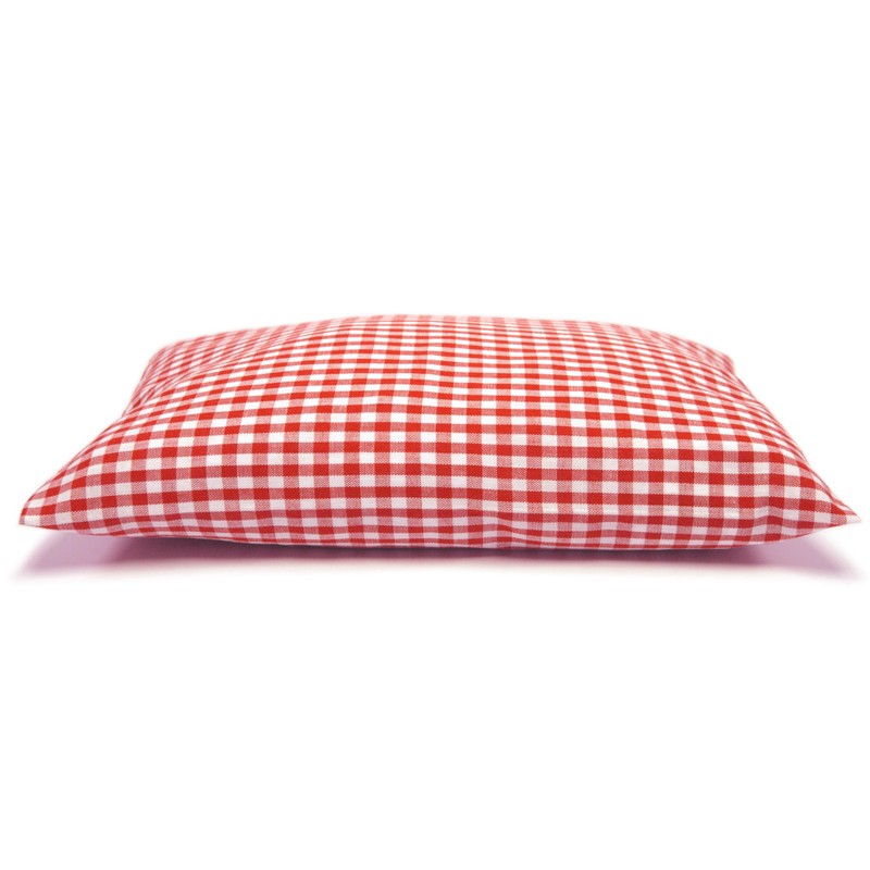 Herb Cushion 30 x 20 cm Red/White + Organic Inlet
