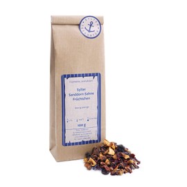 Fruit Tea Loose Sea Buckthorn Cream Fruit Apple, Sea Buckthorn Berries, Corinths, Rose Hips, Hibiscus, Cornflowers Fruit Tea 500 g
