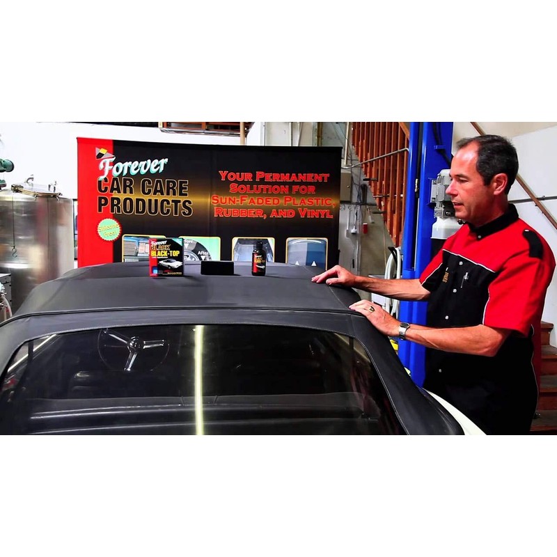 Forever Black Convertible Top Restorer Gel 8 Fl Oz Long