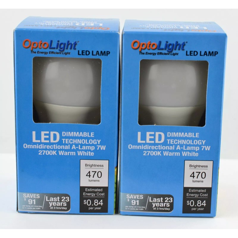 Optolight 2 new Opto-Light Dimmable LED Lamp 2700K Warm White
