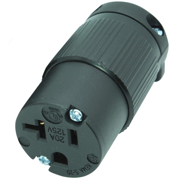 Journeyman-Pro 520CV 20 Amp 120-125 Volt, NEMA 5-20R, 2Pole 3Wire,