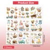 PLIGREAT 9 Sheets Easter Rub on Transfers for Crafts and