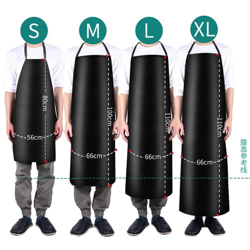 SPORTARC Waterproof Rubber Vinyl Apron Lightweight Model Chemical Resistant Work