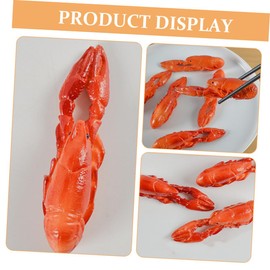 FELTECHELECTR 5pcs Lifelike Lobster Model Decoration Realistic Artificial Lobster for Parties Photography Props and Home Decor Material for Authenticity and Versatility