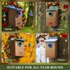 Kingsyard Recycled Plastic Bird House for Outdoor - Durable Nesting