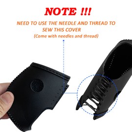 DEYTOP - Funda protectora de piel para Nissan Sentra 2013-2019 / 2013-2018 Altima Auto para Nissan Rogue 2014-2016/Pathfinder 2013-2020 (fibra de carbono con costuras negras)