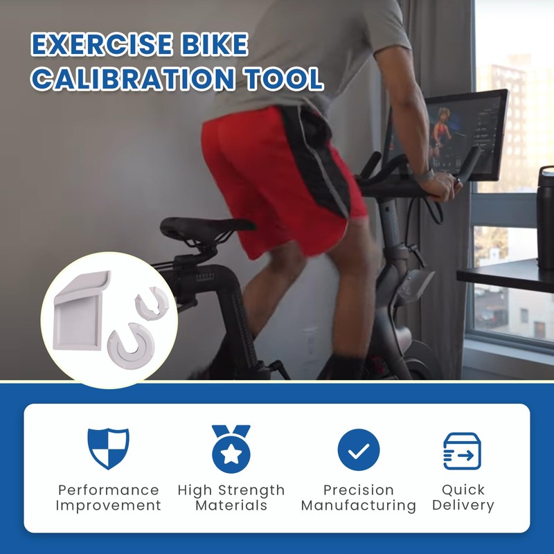Ciuouient White Calibration Kit/Exercise Bike Calibration Tool Compatible with Peloton