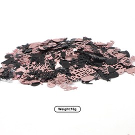 70th Happy Birthday Confetti Rose Gold Party Decorations Table Décor Foil Metallic Glitz Table Scatter Sprinkles Cards Sprinkles Women GiftsY9HFSRZX (70th)