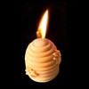 Fewo 2 Pack 3D Bee Honeycomb Candle Molds Beehive Silicone
