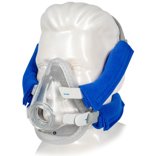 resplabs CPAP Strap Covers - Compatible with Most Full Face Headgear - 4 Pack
