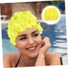 Totority Women's Floral Swim Cap for Women Hat Cooler Stretchy