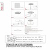 TEKLED LED Round Recessed Ceiling Light | Flat Panel Ultra