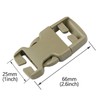 DYZD Multi-Size Plastic Buckle Repair Kit Quick Release Buckles No
