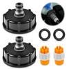 FAELNK IBC Fuel Cap Adapter IBC Container Accessories 2 Pieces