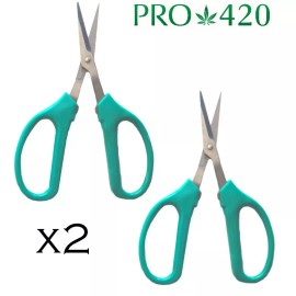 PRO 420 Bud Trimming Scissors by PRO 420 2 pack PRUNING TRIMMING HARVEST