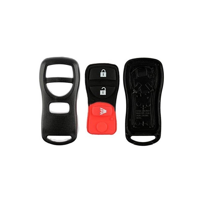 KeylessOption Just the Case Keyless Entry Remote Key Fob Shell