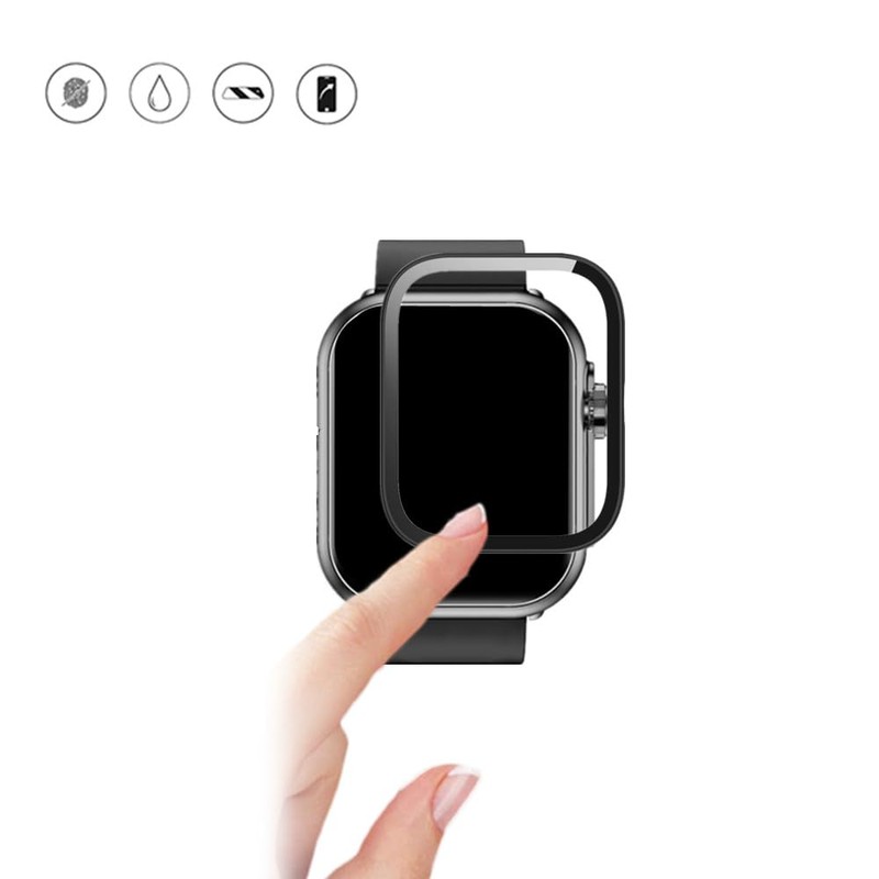 MIHENCE Screen Protector Compatible for Jacoosa K62 Smartwatch, 3D Full
