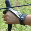 Fhioevt Arm Guard Archery Leather Forearm Protection Archery Adjustable with