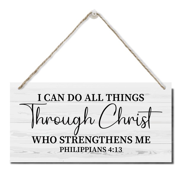 I Can Do All Things Through Christ Wall Art Sign,