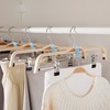 Umichen Clothes Hanger Connector Hooks Plastic Cascading Hangers Saving Organizer