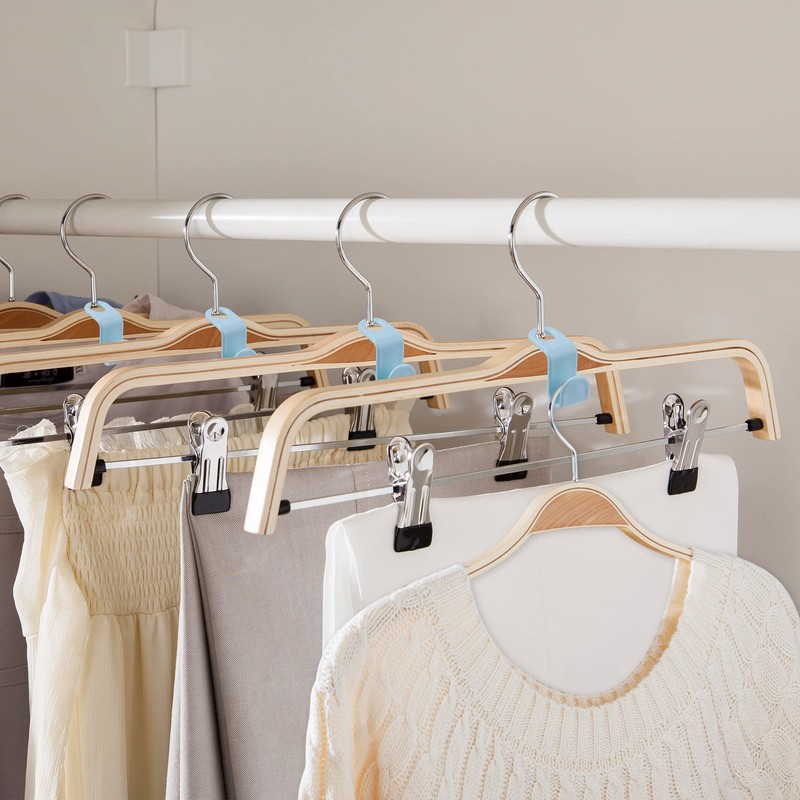 Umichen Clothes Hanger Connector Hooks Plastic Cascading Hangers Saving Organizer