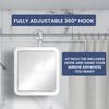 MIRRORVANA Hangable Fogless Shower Mirror for Shaving with 360° Swivel