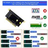 Kananana M.2 NVMe Adapter for MacBook Pro A1708 Model, USB,