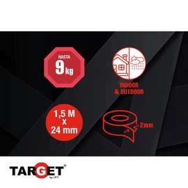 Nano Tape - Double Sided Clear Tape 1.5m x 25mm Washable and Reusable