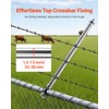 VEVOR Chain Link Fence Extensions, 18 Packs 27.4" Extension Height,