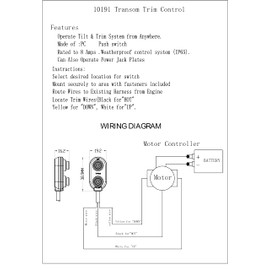 Pactrade Marine Boat Tilt Trim Switch - Black Push Button Transom Trim Control Rating 8A IP65 PC Push Switch Suitable for Boats, Fishing, Yachts, Ships