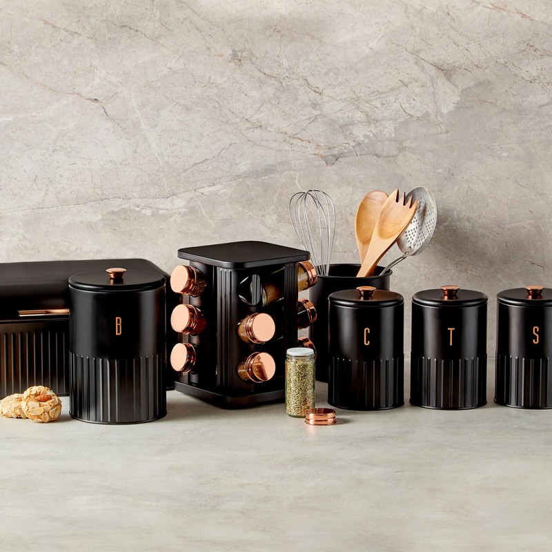 Maxwell & Williams Astor Utensil Holder 12.5x17.5cm Black