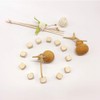 ccHuDE 100 Pcs Blank Wood Dice - Unfinished Wood Cubes