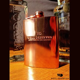 8oz Copper Flask and Funnel Set. Copper 7th / 22nd Anniversary Gifts for Men or Women, Him or Her. Gift Ideas. Rose Gold Flask. Black Satin Gift Box. Copper Alcohol Drinking Flask. by Well-Deserved