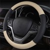 SFONIA Car Steering Wheel Cover Steering Wheel Protector PU Leather