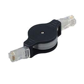 Electronic Master EM640103 3-Feet Retractable Rj11 Cable