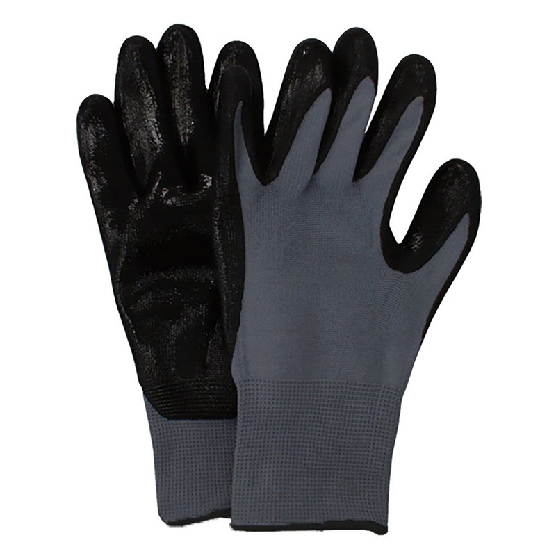 Mitani Nitrile Backless Gloves Power Black (10 Pairs) LL