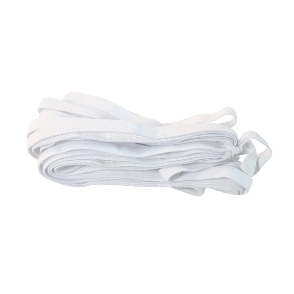 Elastic Bands for Sewing 0.4 Inch 11 Yards, White Elastic