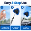 Telescopic Car Window Cleaner for Windshields – Microfiber Glass Cleaning