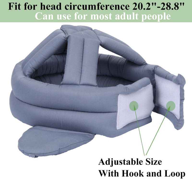 Thick Soft Elderly Protective Helmet, Special Needs Hat with Breathable,