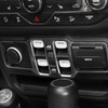 CheroCar for Jeep JL Window Switch Button Cover Trim Interior