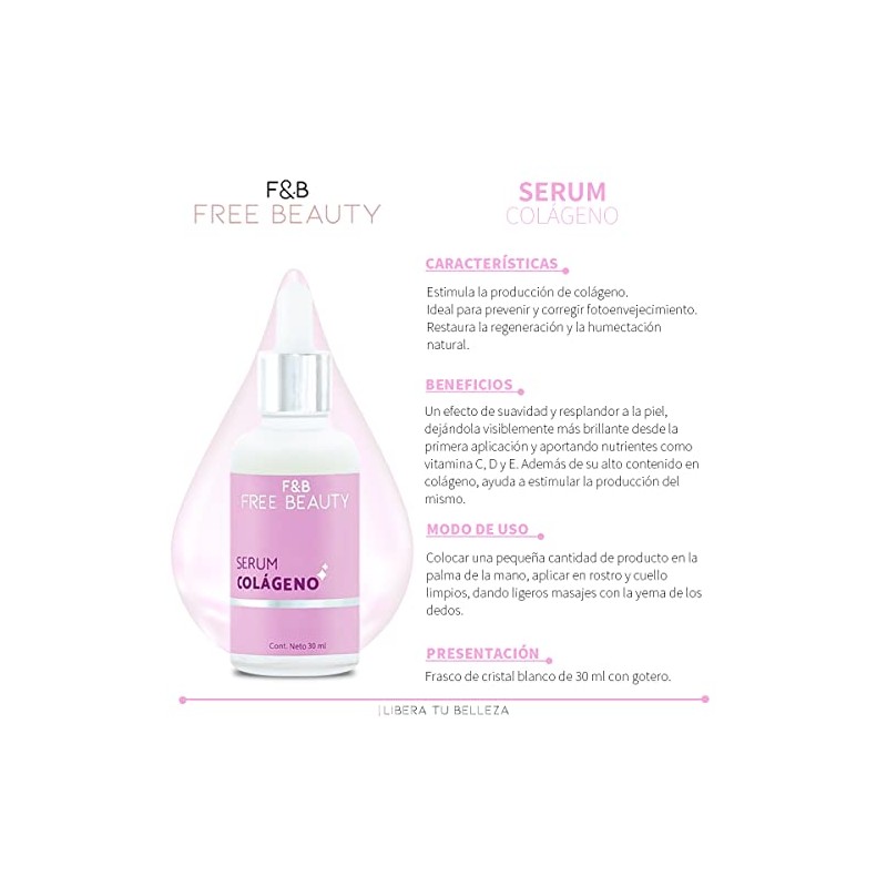 F&B FREE BEAUTY | Serum Colágeno | Restaura la regeneración